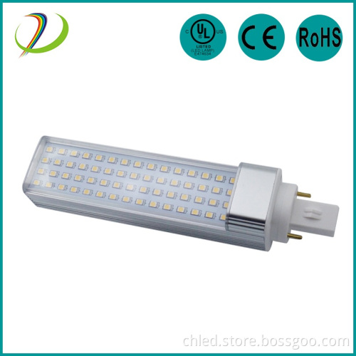Aluminum 10w g24 gx24 led pl lamp